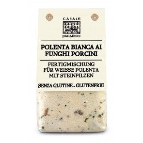 Weisse polenta mit Steinpilzen 300 gr