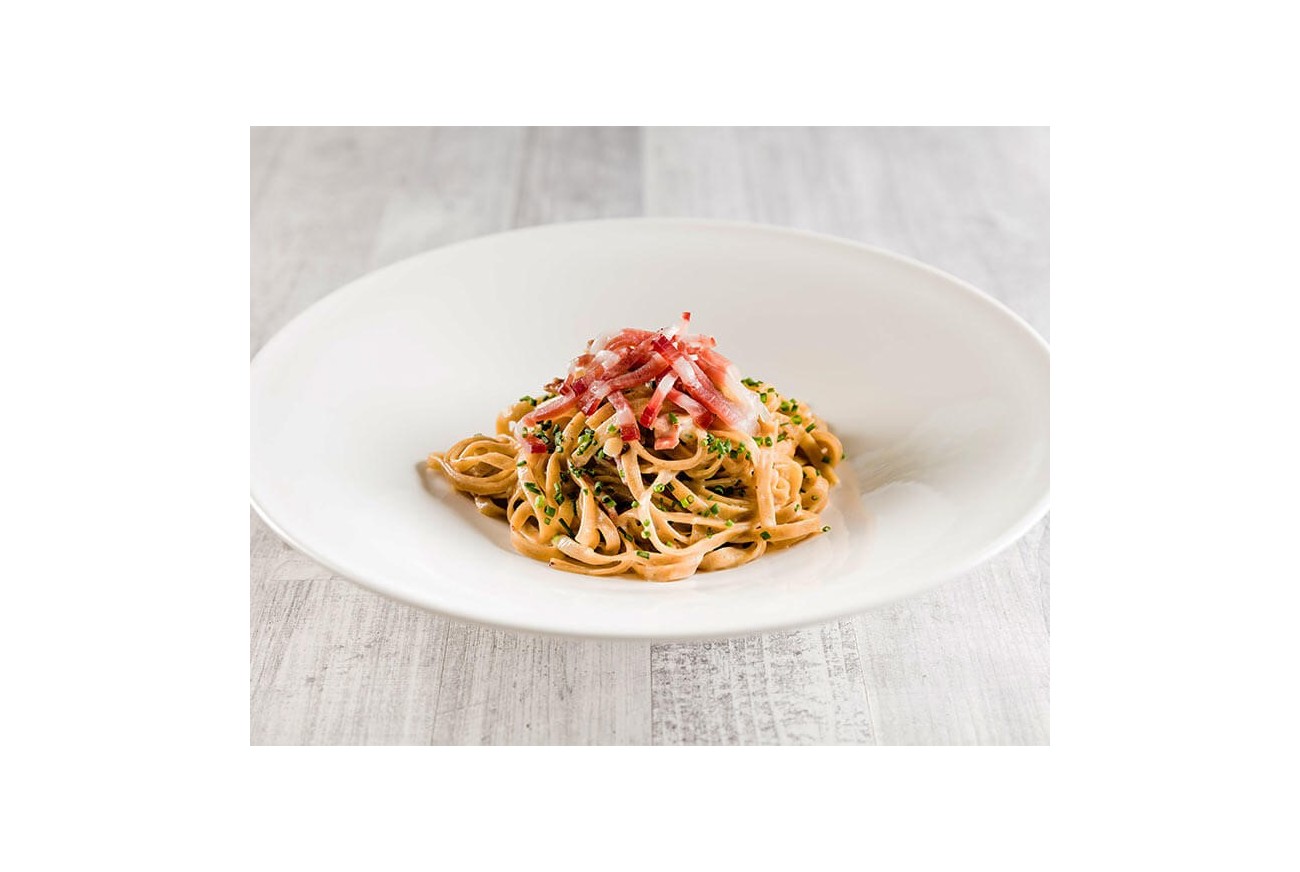 Spaghetti Carbonara mit Südtiroler Speck Rezept